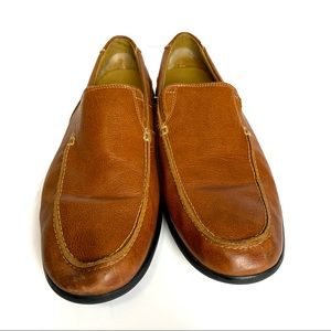 Cole Haan Lovell 2 Gore Tan Brown Leather Loafers